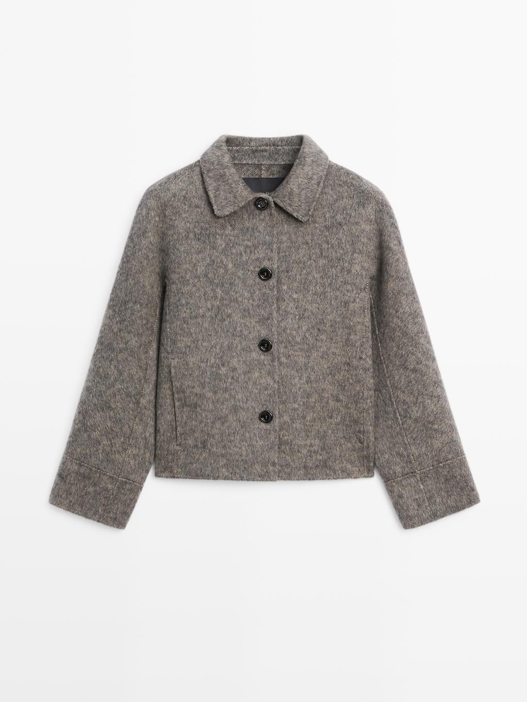 Short flecked coat