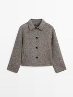 Short flecked coat