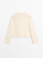 Short wool blend jacket