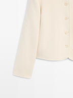 Short wool blend jacket