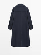 Long coat with toggles