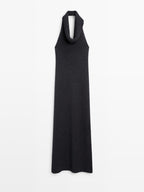 Knit halter midi dress - LIMITED