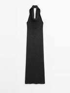 Knit halter midi dress - LIMITED