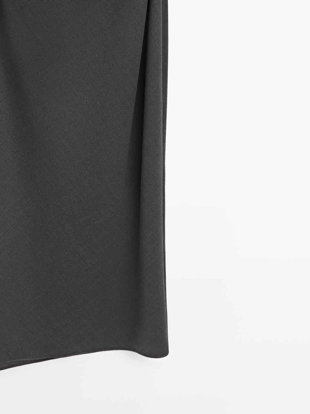 Long dress with neck detail - LIMITED