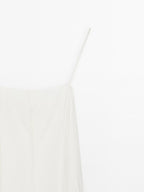 Flowing strappy midi dress