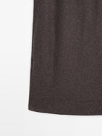 Herringbone mini dress with pockets