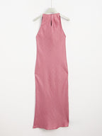 Long halter dress