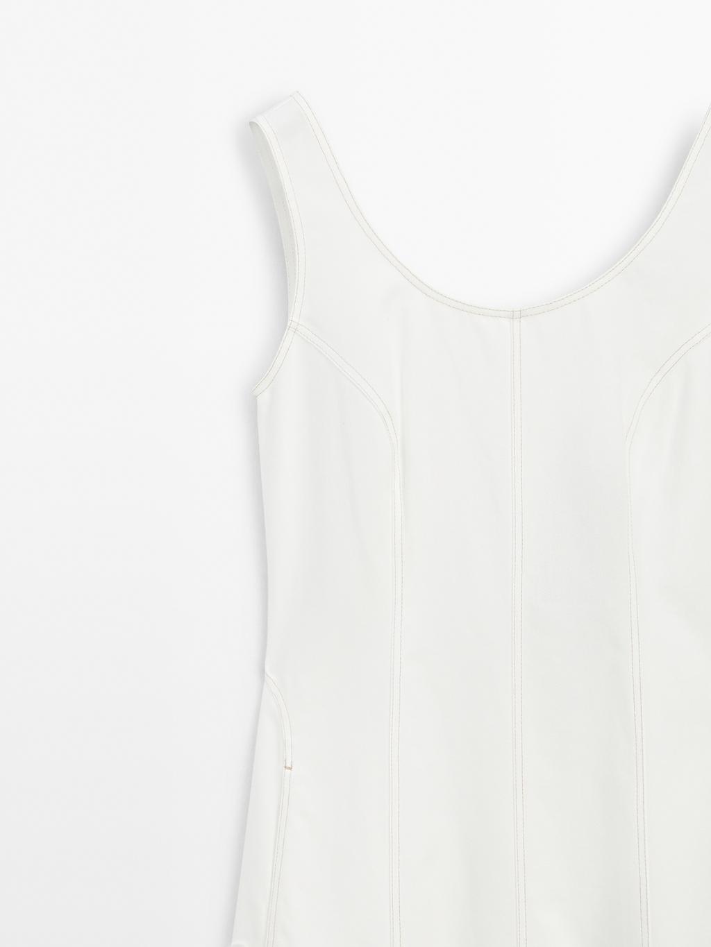 100% cotton denim midi dress