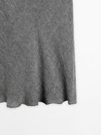 100% linen midi dress