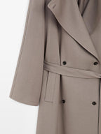 100% wool oversize trench coat - LIMITED