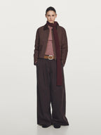 Short jacket with corduroy collar detail