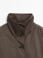 Long parka with detachable gilet