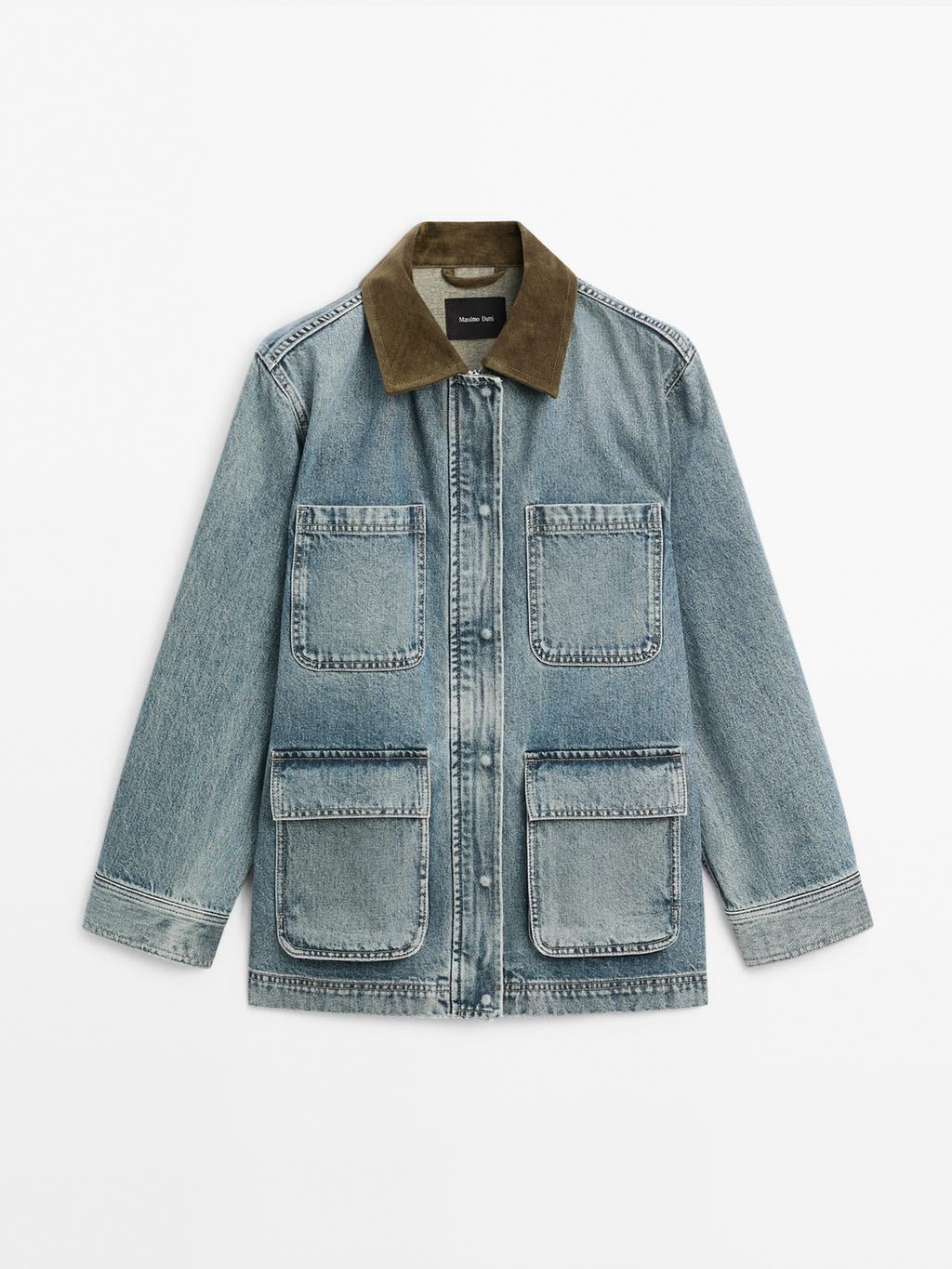 Denim jacket with pockets