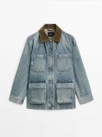 Denim jacket with pockets