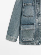 Denim jacket with pockets