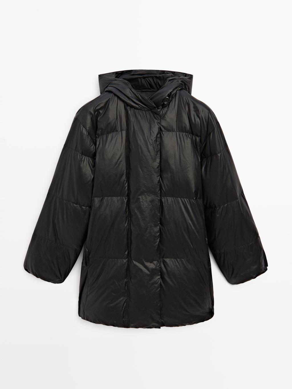 Hooded puffer jacket