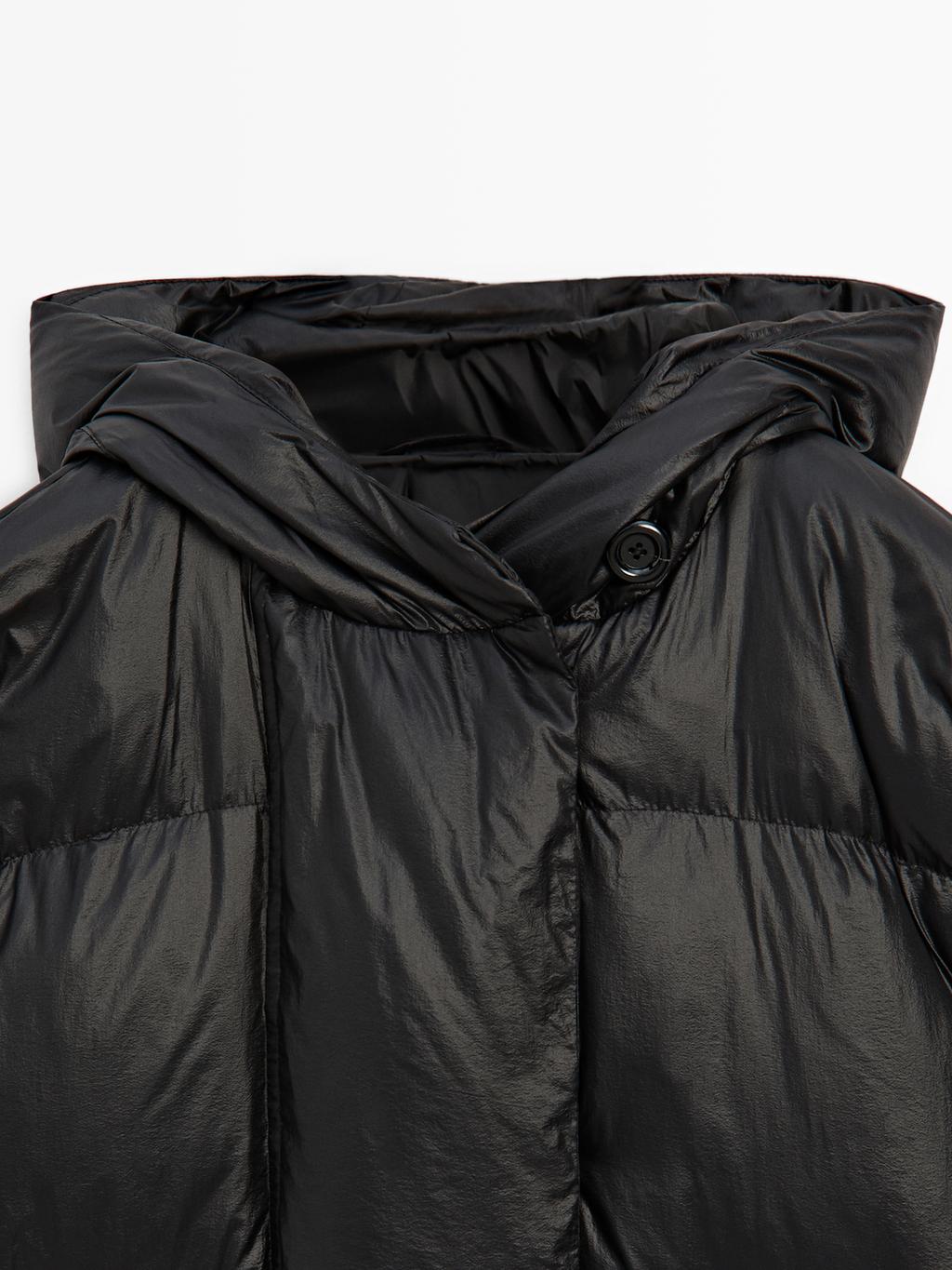 Hooded puffer jacket