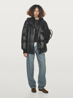 Hooded puffer jacket