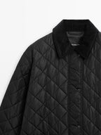 Lightweight water-repellent puffer jacket