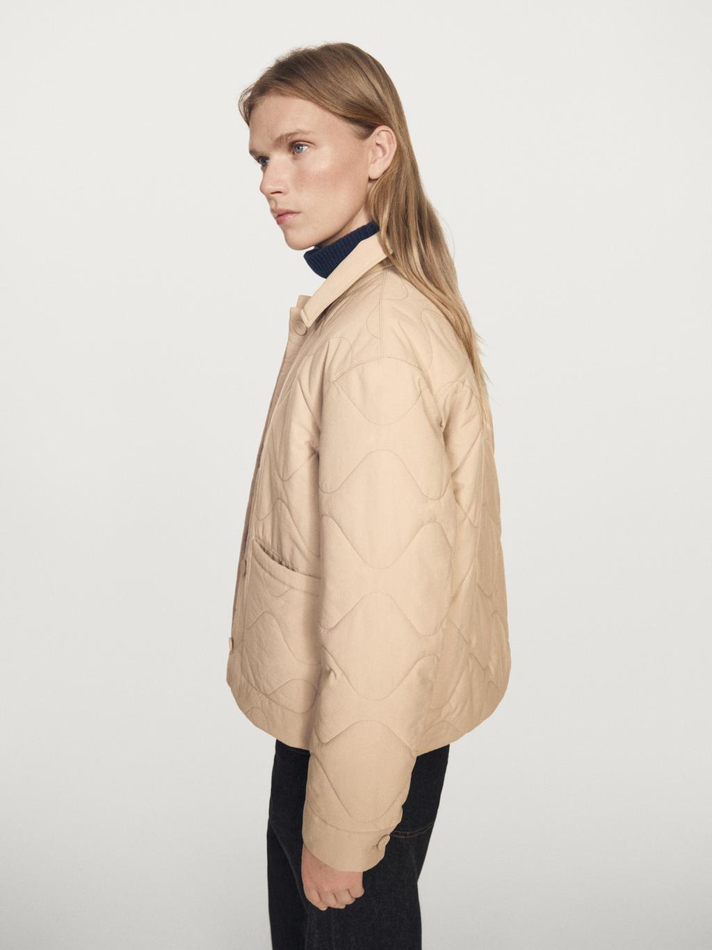 Jacket with seam details