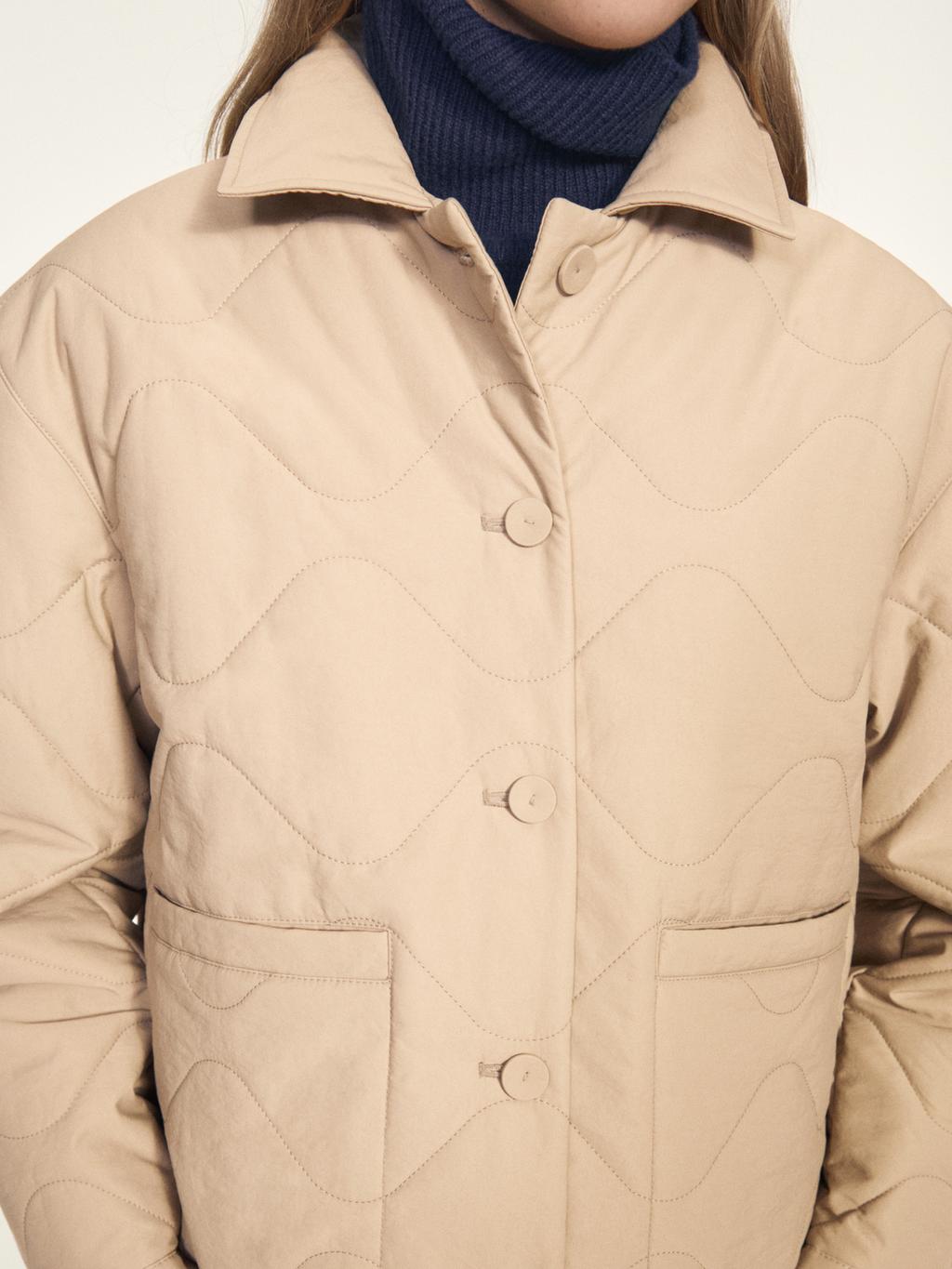 Jacket with seam details