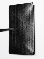 Textured leather handbag