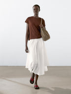 Flowing short sleeve T-shirt