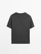 100% cotton interlock crew neck T-shirt