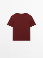 Regular fit t-shirt with collar detail