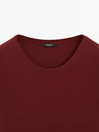 Regular fit t-shirt with collar detail