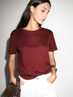 Regular fit t-shirt with collar detail