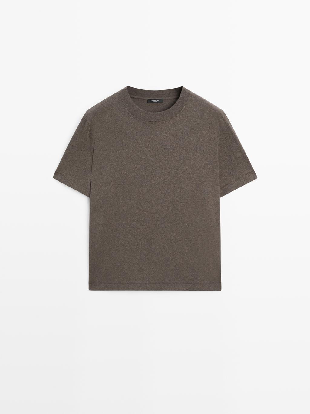 Short sleeve melange T-shirt