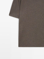 Short sleeve melange T-shirt