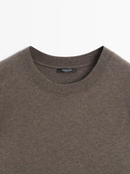 Short sleeve melange T-shirt