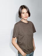 Short sleeve melange T-shirt
