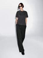 Distressed oversize T-shirt