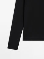 100% cotton interlock long sleeve T-shirt