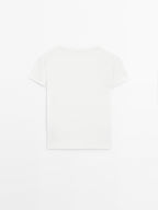 Ribbed heavy weight short sleeve T-shirt