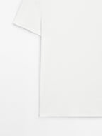 Ribbed heavy weight short sleeve T-shirt