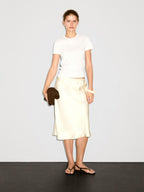 Ribbed heavy weight short sleeve T-shirt