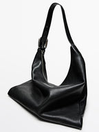 Nappa leather maxi bag