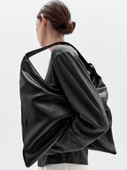 Nappa leather maxi bag