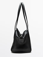 Nappa leather satchel bag