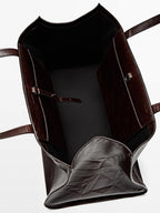 Crackled nappa leather maxi MD ICON bag