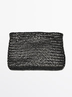 Woven nappa leather mini bag