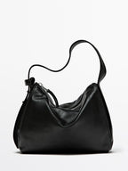 Small nappa leather shoulder bag