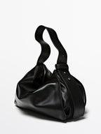 Small nappa leather shoulder bag