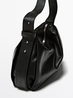 Small nappa leather shoulder bag