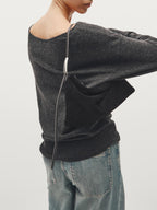 Small split suede leather bag