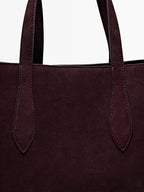 Mid-size split leather MD ICON bag